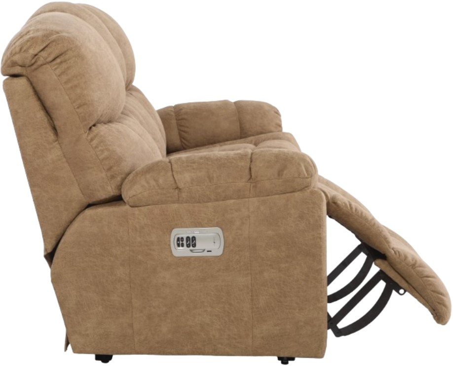 La-Z-Boy® Morrison Camel Power Reclining Sofa with Headrest