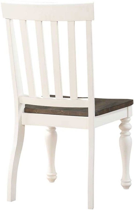 Steve Silver Co. Joanna Ivory/Mocha Dining Side Chair-3