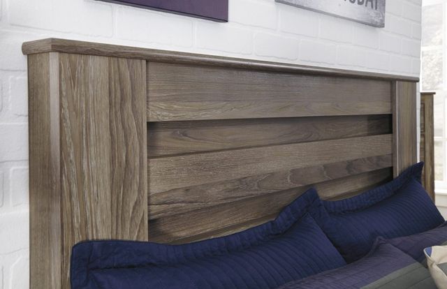 Signature Design by Ashley® Zelen Warm Gray Full Panel Headboard-4