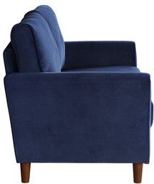 Mazin Furniture Dunleith Blue Love Seat-2