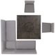 Powell® Seneca 6-Piece Gray Counter Set-4