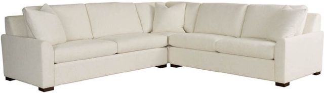 Clearance Universal Explore Home™ Anna 3-Piece Henequen Ivory Curved Sectional-0