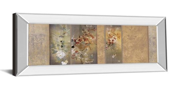 Classy Art Tea Garden Il by Douglas Mirrored Frame Wall Art-1