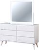 Furniture of America® Lennart II 5-Pieces White Queen Bedroom Collection-3