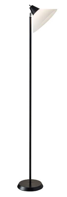 Adesso® Swivel Black Floor Lamp-0
