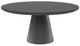 Sunset West Dark Gray Glass Fiber Reinforced Concrete Outdoor Pedestal Dining Table-0