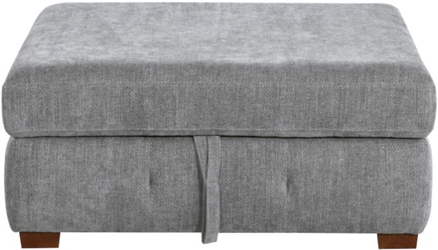 Homelegance® Raife Gray Storage Ottoman-2