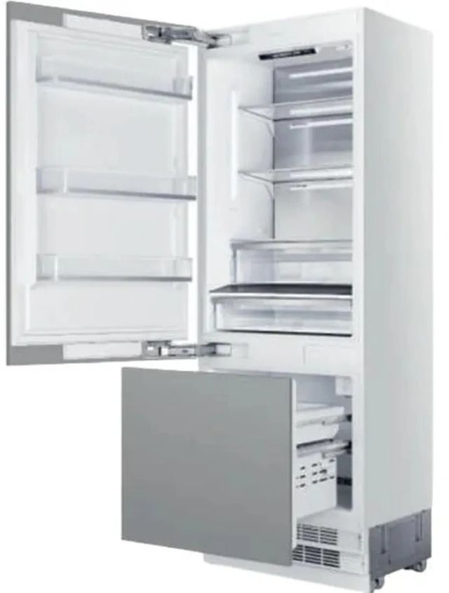 Elica Dolomite 30" Panel Ready Built-In Bottom-Freezer Refrigerator, Left Hinge-1