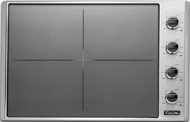 Viking®  5 Series 30" Stainless Steel Induction Cooktop-0