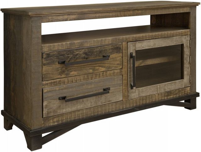 International Furniture Direct Loft Brown Brown/Gray 52" TV Stand