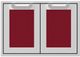 Hestan® AGAD Series 30” Tin Roof Outdoor Double Access Doors-0