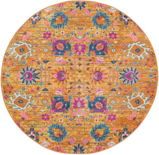 Nourison Home™ Passion 5' Round Style 6 Area Rug-0