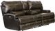 Catnapper® Wembley Steel Leather Power Lay Flat Reclining Console Loveseat with Power Adjustable Headrest and Power Adjustable Lumbar Support-0