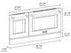 ZLINE 36" Black Matte Range Door-1