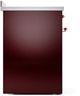 Ilve® Nostalgie II Series 30" Burgundy Pro Style Induction Range-4