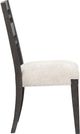 Magnussen Home® Plum Creek Elite Dove/Ravenwood Black Dining Side Chair Set with Upholstered Seat-2