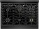 ZLINE Marino 36" Black Stainless Steel Pro Style Gas Range with Cooktop and Convection Gas Oven-4
