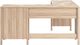 Signature Design by Ashley® Battelle Tan Office Desk with Return-3