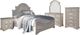Liberty Furniture Magnolia Manor 5-Piece Antique White/Weathered Bark California King Panel Bedroom Set-0