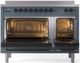 Ilve® Nostalgie II Series 48" Blue Grey Pro Style Induction Range-2