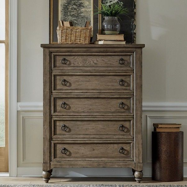 Liberty Furniture Americana Farmhouse Dusty Taupe Chest-1