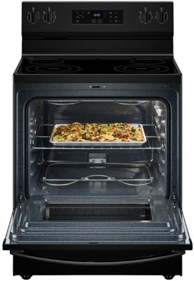 Whirlpool® 30" Black Freestanding Electric Range with Self Clean-2