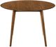 Armen Living Arcadia and Renzo 5-Piece Blue/Walnut Dining Set-1