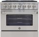 Brama 36" Stainless Steel Pro Style Gas Range-0