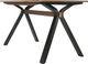 Armen Living Laredo Walnut Wood Dining Table-2
