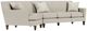 Flexsteel® Digby 2-Piece Silver Driftwood Small Spaced Sectional-0
