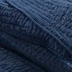 Olliix by Madison Park Signature Serene Blue Full/Queen Cotton Hand Quilted Coverlet Set-5