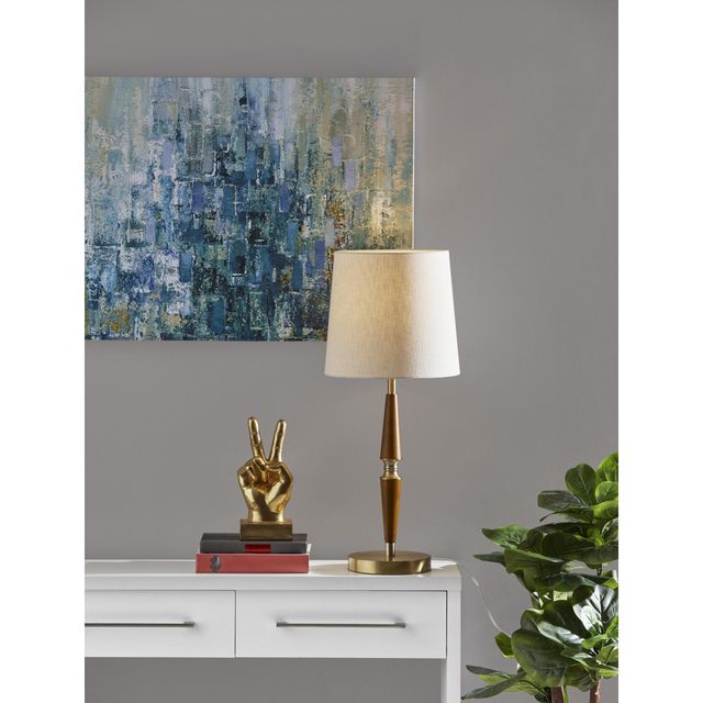 Adesso® Weston Walnut Table Lamp-1