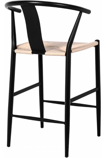 Meridian Furniture Beck Matte Black Stool-3