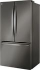 LG 36" 26.5 Cu. Ft. PrintProof™ Black Stainless Steel Smart Counter Depth French Door Refrigerator -4