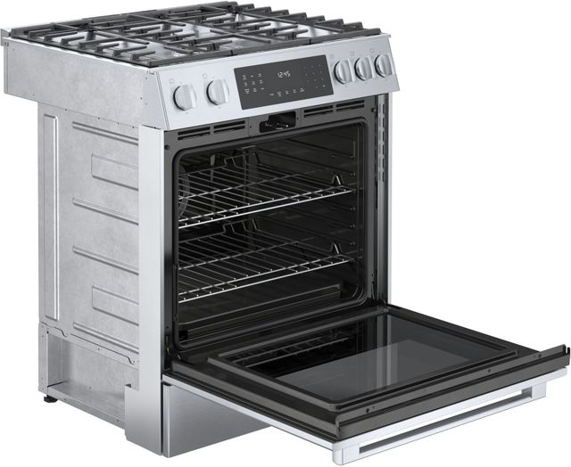 Bosch Benchmark® 30" Stainless Steel Slide In Gas Range-1