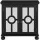 Homelegance® Polly Antique Black Accent Chest with Mirror-2