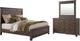 Liberty Furniture Thornwood Hills 3-Piece Rock Beaten Brown King Panel Bed Set-0