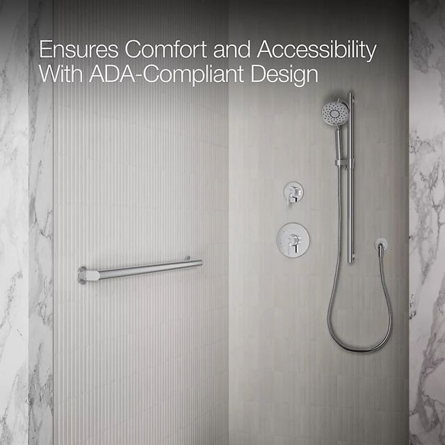 KOHLER® Components™ Polished Chrome 36" Grab Bar-3