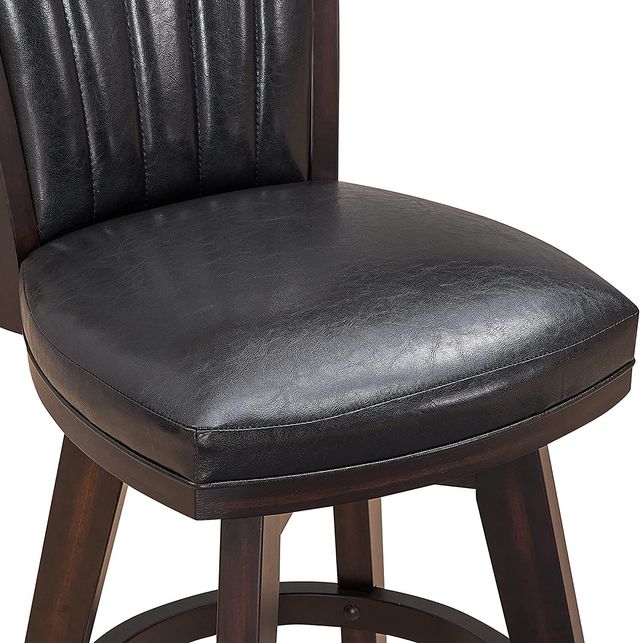 New Classic® Home Furnishings Astin Black 24" Swivel Counter Stool-3