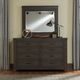 Liberty Furniture Thornwood Hills Rock Beaten Brown Dresser and Mirror-1