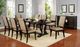 Furniture of America® Patience 2-Piece Beige/Dark Walnut Dining Side Chair Set-1