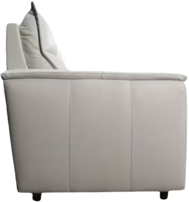 Bassett® Furniture Club Level Chauncey Vanilla Leather Power Reclining Sofa-2