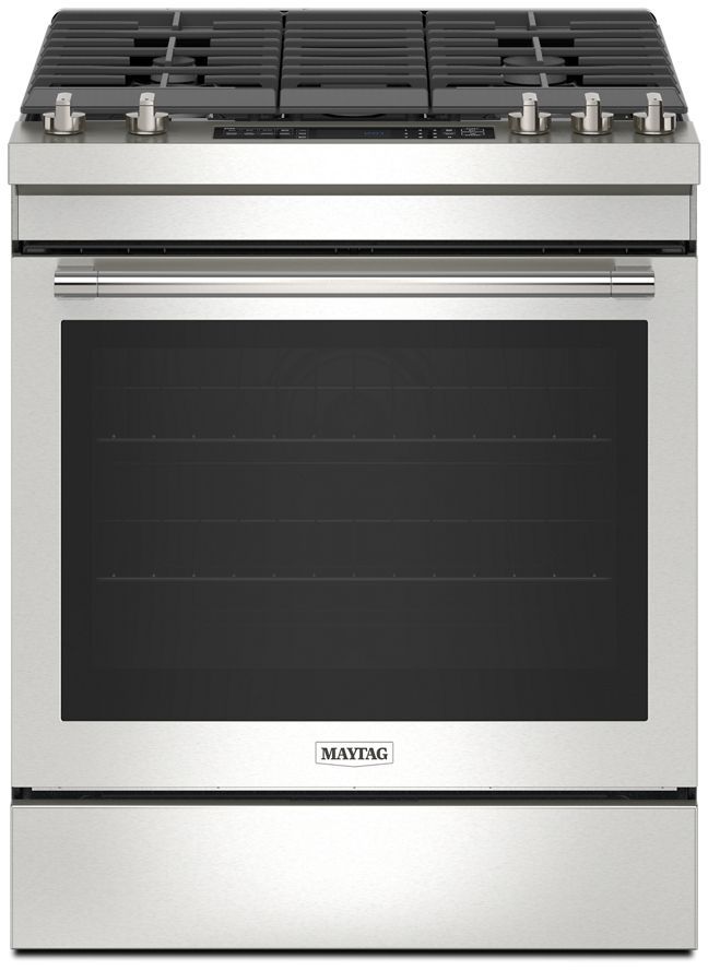 Maytag® 30" Fingerprint Resistant Stainless Steel Slide In Gas Range 