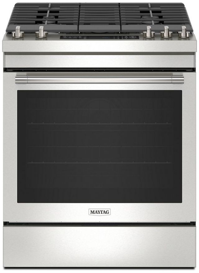 Maytag® 30" Fingerprint Resistant Stainless Steel Slide In Gas Range 