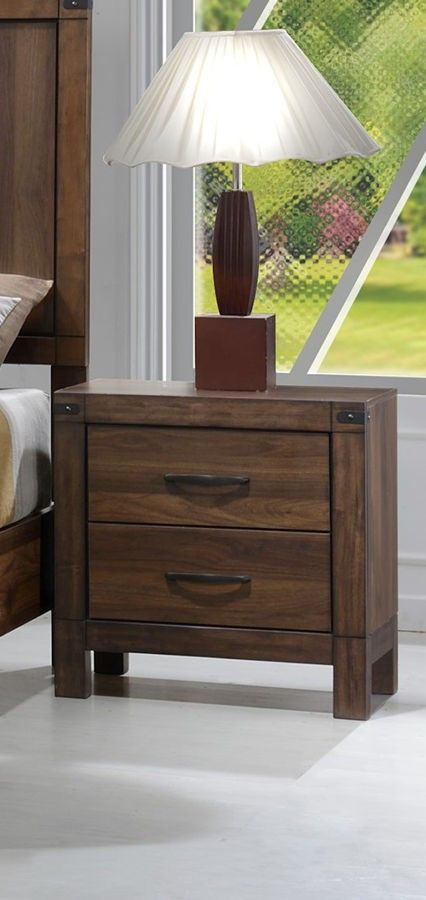 Crown Mark Belmont Brown Tall Nightstand-1
