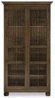 Century® Great South Bay Etesian Mallorca Cabinet With Glass Inserts-0