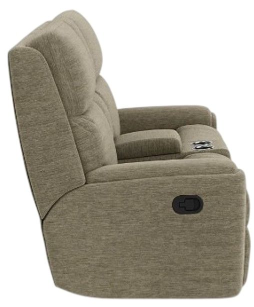 Flexsteel® Rio Dune Reclining Loveseat with Console-2