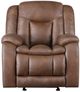 New Classic® Home Furnishings Morello Brown Power Glider Recliner-2