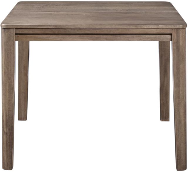 Bassett® Furniture Origins Dandridge Fog Square Dining Table with 2 Leaves-1