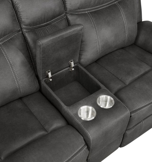 Coaster® Lawrence 2-Piece Charcoal Reclining Living Room Set-3